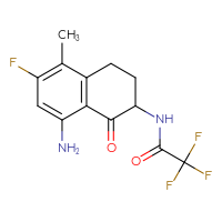 N-(8-amino-6-fluoro-5-methyl-1-oxo-1,2,3,4-tetrahydronaphthalen-2-yl)-2,2,2-trifluoroacetamide