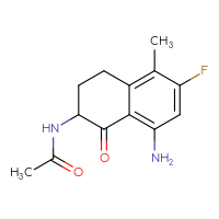 N-(8-amino-6-fluoro-5-methyl-1-oxo-1,2,3,4-tetrahydronaphthalen-2-yl)acetamide