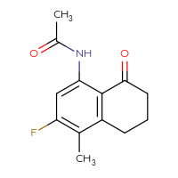 N-(3-fluoro-4-methyl-8-oxo-5,6,7,8-tetrahydronaphthalen-1-yl)acetamide