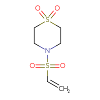 4-(ethenesulfonyl)-1λ⁶-thiomorpholine-1,1-dione